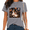 1-grey, variant on UNISHE Women Casual Summer Funny Duck Print T-Shirt Sunglasses Animal Graphic Tees Crewneck Short Sleeve Relaxed Fit Holiday Tops