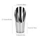thumbnail image 3 of Fiudx Liquidación de ofertas flash Pala de bonsái de metal: pala de mano de acero inoxidable para jardín, pala para trasplantar plantas suculentas en macetas, cuchara, kit de herramientas para bonsái, 3 of 3