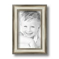 thumbnail image 2 of ArtToFrames 5x8" Antique Silver Panel Picture Frame, Silver Wood Poster Frame, with Regular Glass and 2 (FBPL-4760), 2 of 7