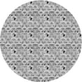 thumbnail image 1 of Ahgly Tapis Rond Lavable en Machine Intérieur Transitionnel Gris, 5 Pieds Rond, 1 of 7