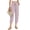 Pink Floral, variant on Womens Capri Pants Drawstring Casual Palazzo Trousers with Pockets Loose Floral Lounge Pants Pajama Bottoms