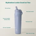 thumbnail image 3 of Reduce Alta 30 oz Spill-Proof Stainless Steel Water Bottle, Steel Blue, 3 of 6