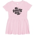 thumbnail image 3 of Inktastic My Godmother Loves Me Godson Goddaughter Girls Baby Dress, 3 of 5