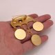 thumbnail image 4 of Islam muslim Arab Coin Gold Color Turkey Coins brooch baby Pin, 4 of 5
