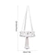 thumbnail image 4 of Woven Hanger Hanger Shelf Floating Shelf Indoor Planter Shelf Floating Shelf For Plants Flowerpot Stands Display Rack Nylon String Storage Fen, 4 of 6