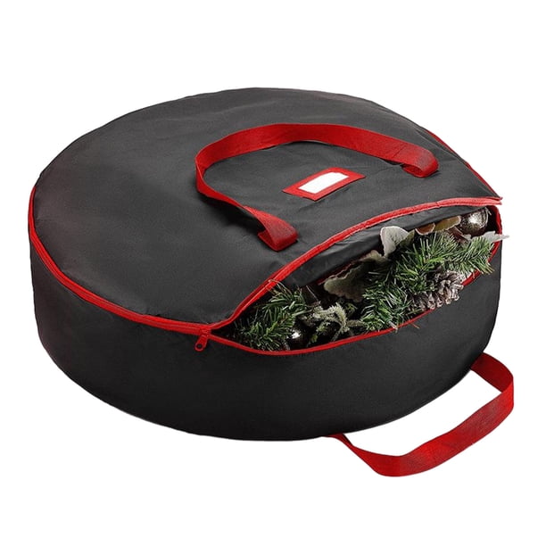 Matsuzay Bolsa de almacenamiento de guirnaldas eficiente y práctica para aplicaciones amplias, varios colores disponibles Kits de decoración para fiestas Negro 30 pulgadas
