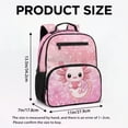 thumbnail image 7 of Jeiento Axolotl 13.5 Inch Lightweight Toddler School Bag for Preschool, Pink Kids Backpack for 2-5 Year Old Girls, 5 Compartment Bookbag, 7 of 7
