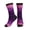 3 Black, variant on Mens Crew Socks Womens Purple Paint Workout Training Athletic Socks