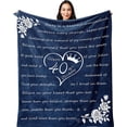 thumbnail image 1 of LHSHID Happy 30th Birthday Gifts for Her/Him 30th Birthday Gifts for Women/Men 30 Year Old Birthday Gifts for Women/Men Best Birthday Gifts Unique 30th Birthday Gifts Blanket 30x40in, 1 of 6
