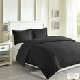 thumbnail image 5 of Home Essence Stain Release Reversible 3 Piece Duvet Cover Set, King/Cal King, Solid Black, 5 of 12