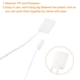 thumbnail image 3 of Unique Bargains Hang Tag String Snap Lock Price Tag Fastener Ties white 7 inch 1000pcs, 3 of 5