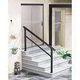 thumbnail image 4 of TROPOW Hand Rails for Outdoor Steps, 5 Step Handrail & Indoor Stair Railing Kit, Railings for Outdoor Steps and Hand Rails for Seniors, Porch Railing & Deck Hand Rail, 4-5 Step Railing, 4 of 7