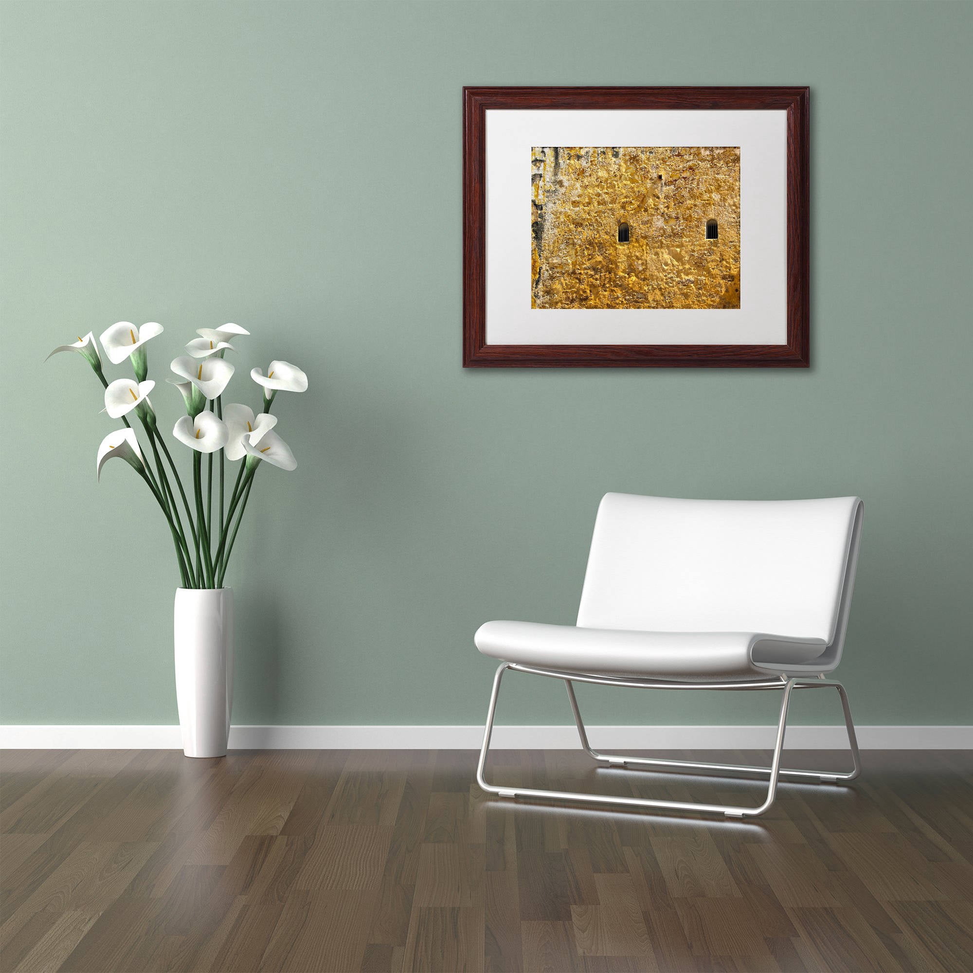 Trademark Fine Art "Castillo de San Felipe del Morro 17" Canvas Art by CATeyes, White Matte, Wood Frame