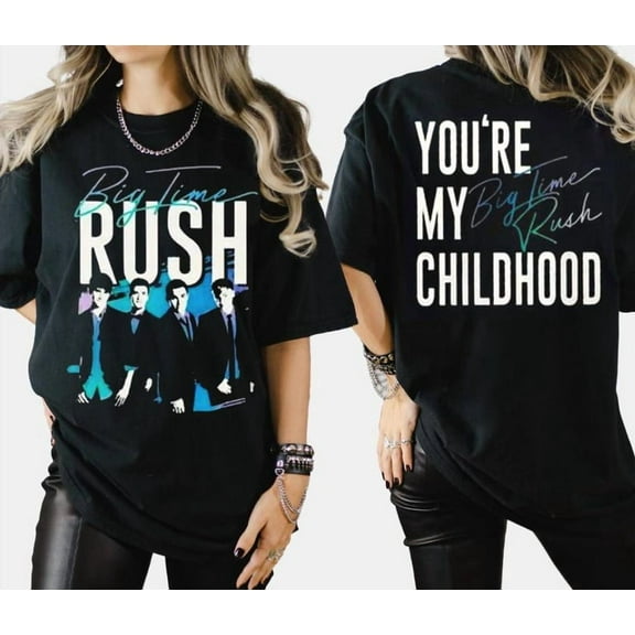 Big Time Rush Tour 2 Side Vintage Unisex Comfort Colors Shirt, Big Time Rush Tour 2025 T-Shirt, Concert Band Shirt, 90s Music Y2k Tee