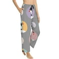 thumbnail image 2 of Kll Womens Cute Geese Print Pajama Pants Soft Pajama Bottoms For Women Cozy Lounge Pants, 2 of 9