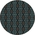 thumbnail image 1 of Ahgly Company Indoor Round Patterned Beetle Green Area Rugs, 4' Round, 1 of 1