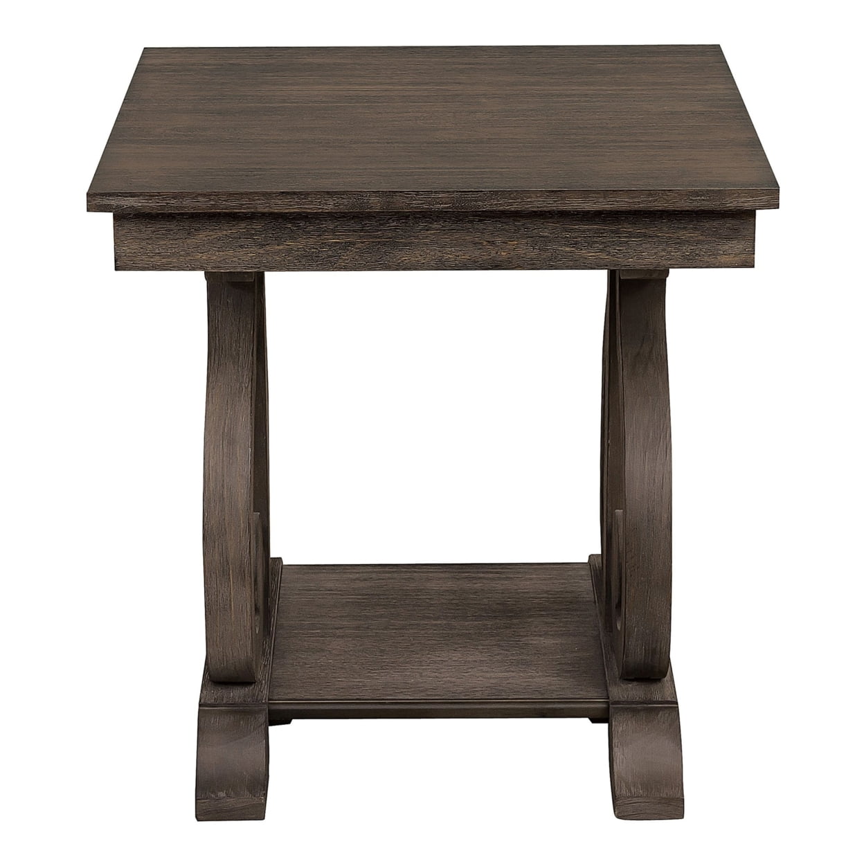 Marcel 24 in. Distressed Dark Oak Rectangular Wood End Table - Walmart.com