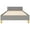 Gray, variant on vidaXL Upholstered Bed Frame with Slats, No Boxspring Needed, Light Gray Fabric Twin Bed