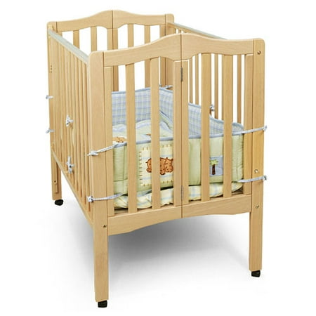 Delta Fold-a-way Portable Crib, Natural