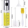 thumbnail image 1 of Pulverizador de aceite, pulverizador de aceite para freidora de aire, pulverizador de aceite en aerosol para cocinar de 100 ml, botella con cepillo y embudo A, 1 of 4