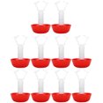 thumbnail image 1 of 10pcs Poultry Chicken Drinker Hanging Cups Chick Automatic Waterers Drinking FountainClip?Type Spring Cup, 1 of 1