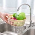 thumbnail image 2 of XGFHYJEH Colander, Colander Plastic, Small Colander, Berry Colander, Kitchen Colander, Fruit Colander, Small Colander for Fruit and Veggies， Colander Plastic with Handle, 2 of 5