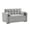 Gray-1, variant on Bellemave Sleeper Sofa Bed 3-in-1 Convertible Couch with Pullout Bed, Futon 2-Seater Loveseat with Toss Pillows and Storage Pockets, 3 Level Adjustable Backrest Sofa for Living Room (Black)