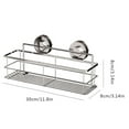 thumbnail image 3 of Suction Shower Caddy  Deep Bathroom Basket Suction Cup Large Shower Caddy Bath Organizer Kitchen Storage Basket for Gel Holder Bathroom Storage Shampoo By, 3 of 5