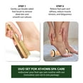 thumbnail image 3 of TADA Natural Beauty 2PK Pumice Stone Foot File and Brush & Foot Roller Massager Set - Complete Foot Care Kit for Callus Removal and Foot Massage, 3 of 5