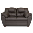 thumbnail image 2 of Love Seat de Piel Genuina ConfortoPiel  Toscana Chocolate, 2 of 8