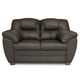 thumbnail image 2 of Love Seat de Piel Genuina ConfortoPiel  Toscana Chocolate, 2 of 8