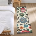 thumbnail image 3 of Yayeee Runner Rug for Bedroom 2'x6' Machine Washable Hallway Non Slip Mat, Vibrant Floral, 3 of 8