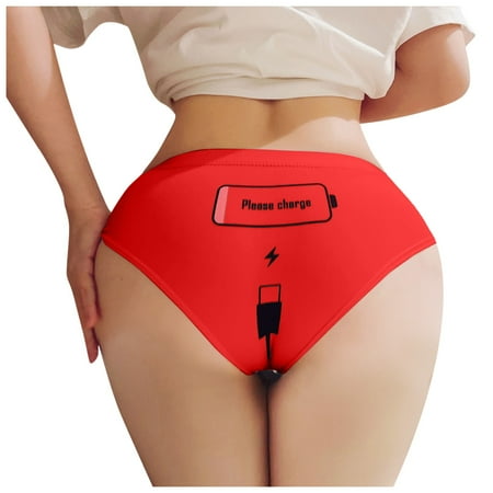 Women Sexy Print Panties Soft Underwear