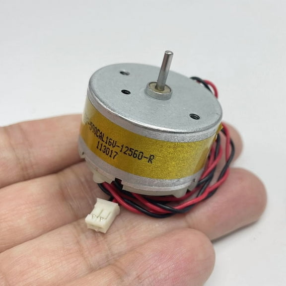 SRF-500CAL16V-12560 RF-500 Motor DC 6V 9V 12V Mini 32mm Diameter Round Spindle Motor for CD Player Sprayer Machine Sweeper Robot