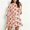 Z03#Red, variant on Fesfesfes Womens Dress Floral Print V Neck Spring Dress Loose Casual Short Sleeve Beach Cover Up Tassel Tunic Dress