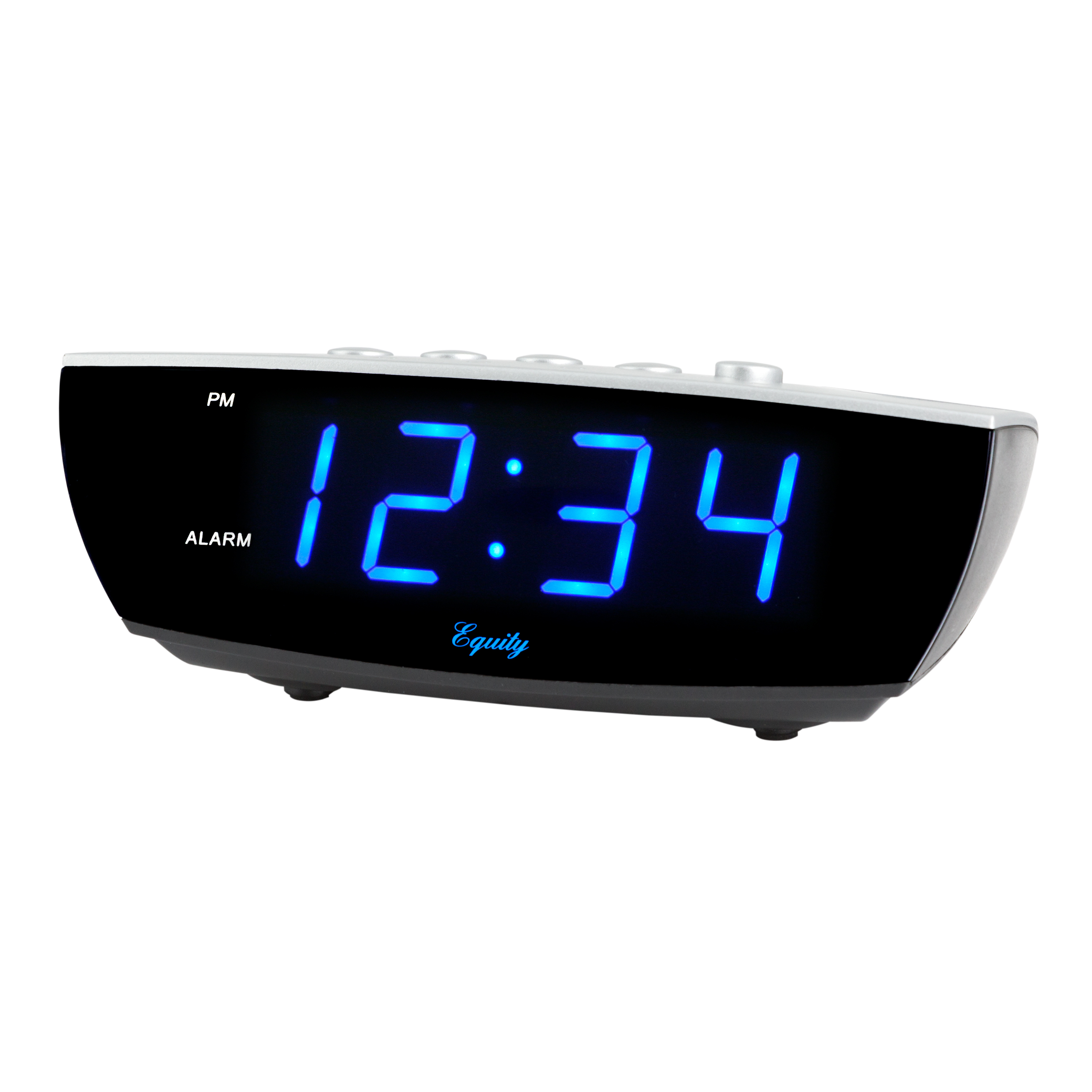 Equity by La Crosse 75903 0.9" Blue LED Digital Desktop Alarm Clock - image 3 of 5