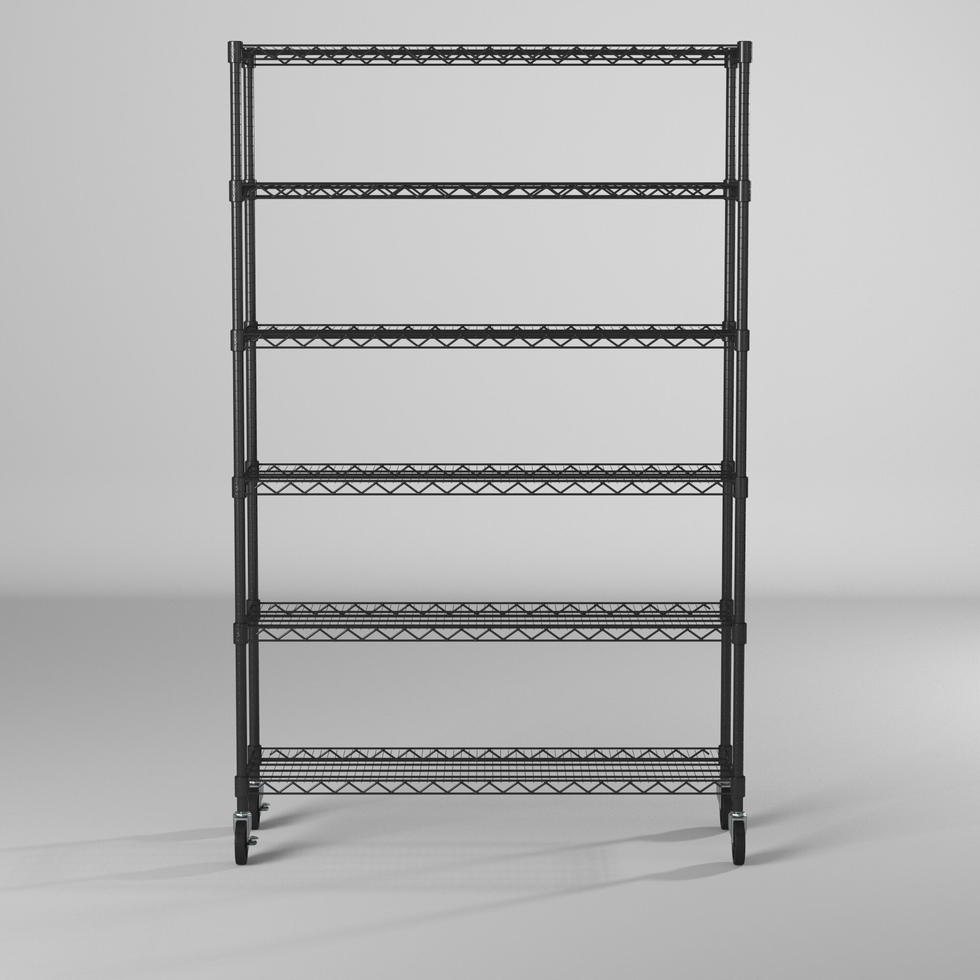 Member's Mark 6-Tier NSF Heavy Duty Wire Shelving, 47.75 W x 18 D x 75.5 H 18496VD