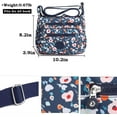 thumbnail image 3 of Women Shoulder Handbag Roomy Multiple Pockets Bag Ladies Crossbody Purse Tote Top Handle Satchel, 3 of 6