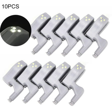

1/10Pcs LED Hinge Light Smart Sensor Kitchen Cabinet Cupboard Wardrobe Lamp
