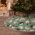 thumbnail image 5 of Balery Animal Heads Printed Christmas Tree Skirt , Merry Christmas Party Christmas Tree Decoration,Adjustable Tree Skirt-48", 5 of 6