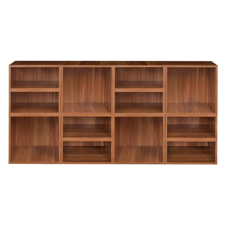 Regency Wall Shelf - Regency Niche Cubo Modular Storage Shelf with Optional 4 Full and 8 Half Sized Folding Storage Bins