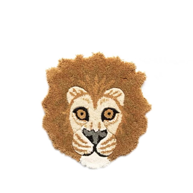 TIELUTT Cartoon Animal Head Shape Carpet Thick Area Rug Foot Mat for Home Decoration Classroom Area Rug Thick Carpet for Living Room Large Couch Blanket Throw Blanket Bohemian Throw