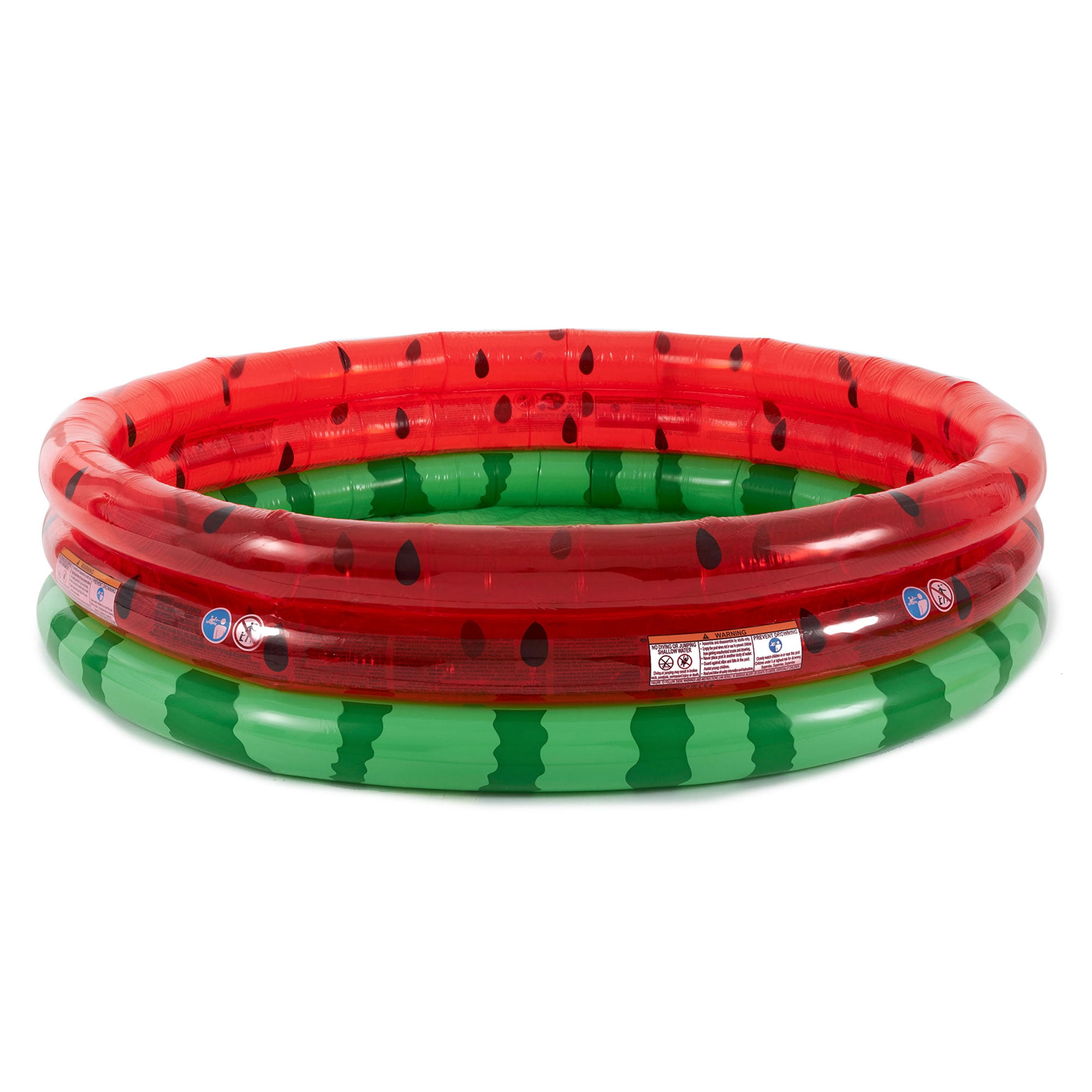 Intex 66" Round Inflatable Kids Swimming & Wading Watermelon Pool (6 Pack)