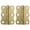 Golden, variant on Troglfold Cabinet Hinges 2pcs Brass Hinges Piano Bench Hinge 8 Holes Vintage Golden,1.77"X1.06"X0.2"