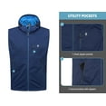 thumbnail image 6 of Little Donkey Andy Men's Lightweight Softshell Vest Windproof Sleeveless Jacket for Travel Hiking Running Golf Size S, 6 of 7