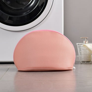 COOPHYA Shoe Washing Mesh Bag Pink 1Set 12.97X9.04X8.65In
