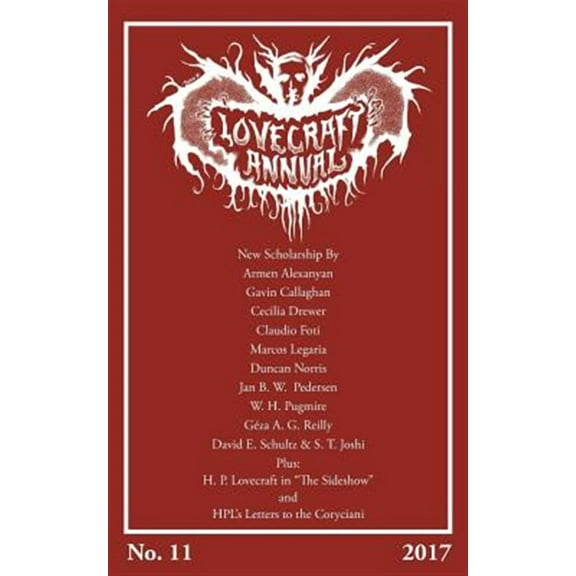 Lovecraft Annual No. 11 (2017) (Paperback) by S T Joshi