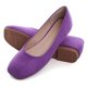 thumbnail image 4 of Zapatos SAILING LU, vestido plano morado para mujer, de gamuza, talla 5, 4 of 7