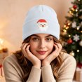 thumbnail image 2 of Wioihee Embroidered Knit Cuffed Beanie for Men Women Tactical Winter Warm Hat, 2 of 6