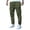 Green, variant on Men's American Loose High Street Leisure Sports Multi-Pocket Workwear Pants - Casual Cargo Trousers for Fashion, Outdoor, and Everyday UseGreenM